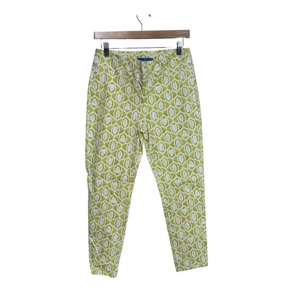 J. McLaughlin leaf  Print Pants Size‎ 6 - Picture 1 of 7